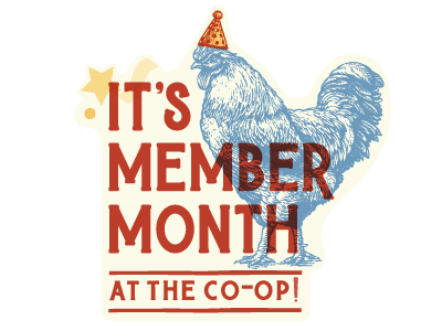 It's Member Month at the Co-op!