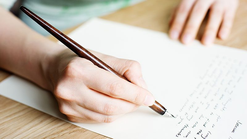 Letter writing