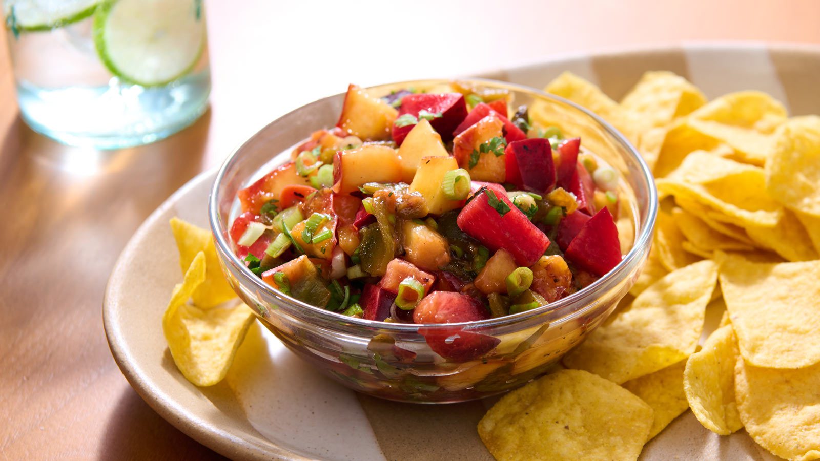 Grilled Plum and Nectarine Salsa