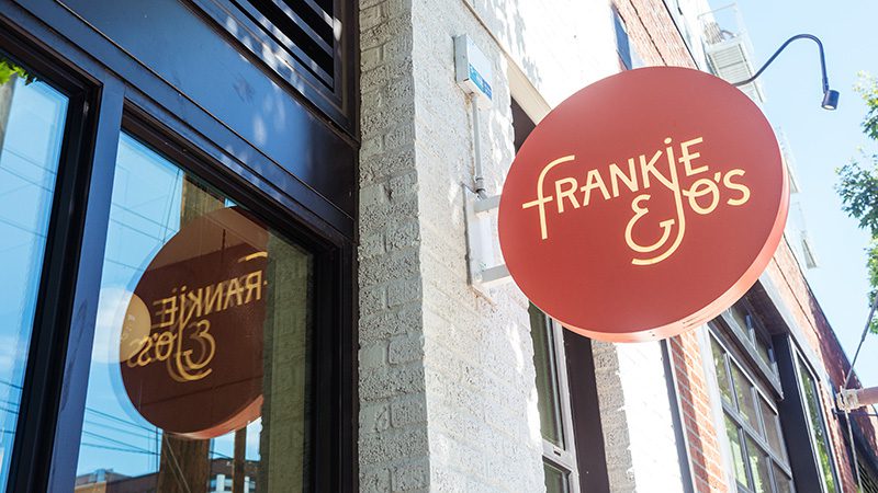 Frankie & Joe's storefront