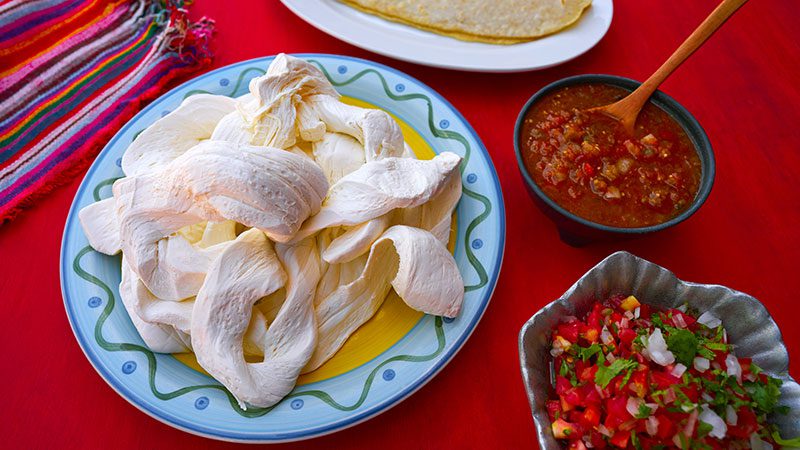 Oaxaca cheese, a popular Mexican style cheese