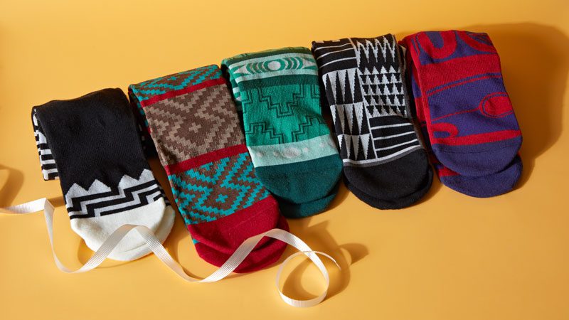 Eighth Generation Native-Designed Socks