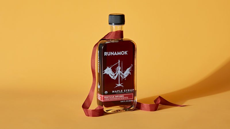 Runamok Festivus Infused Maple Syrup