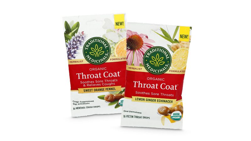 Traditional Medicinals Organic Throat Coat Lozenges