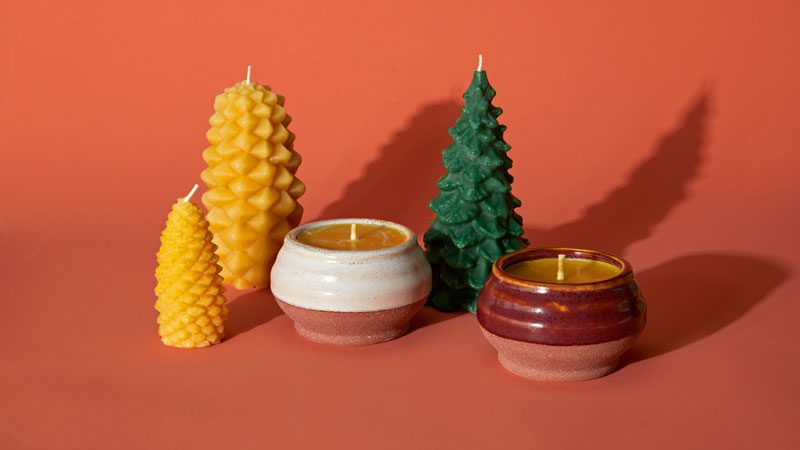 Sunbeam Candles Beeswax Holiday Candles 