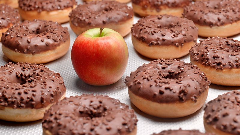 donuts and apples