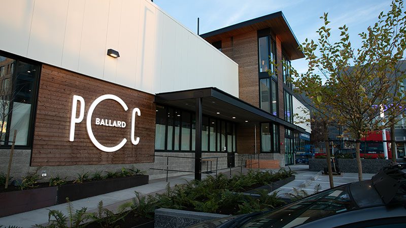 The Ballard PCC store entrance