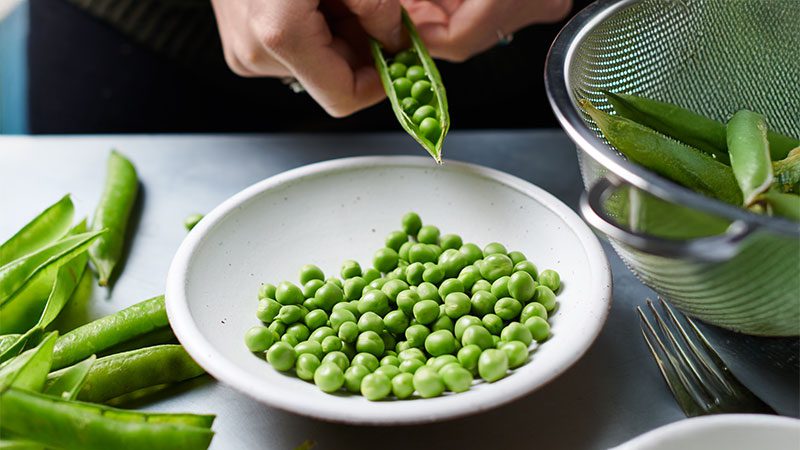 Fresh English peas