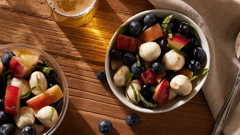 PCC Blueberry Nectarine Caprese Salad