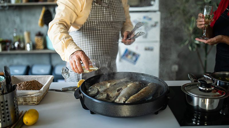 cooking with wine