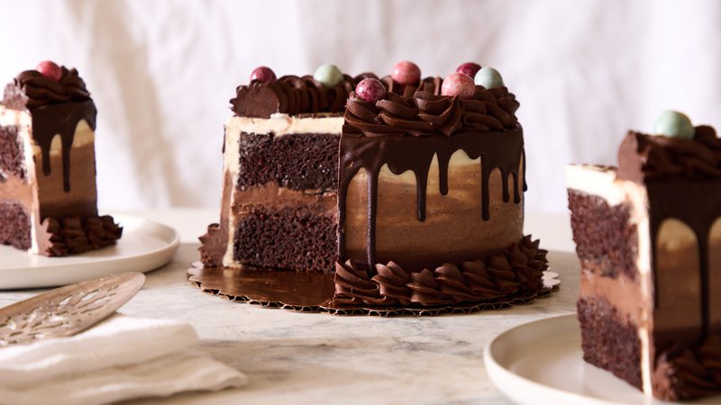 PCC Chocolate Raspberry Ombre Cake