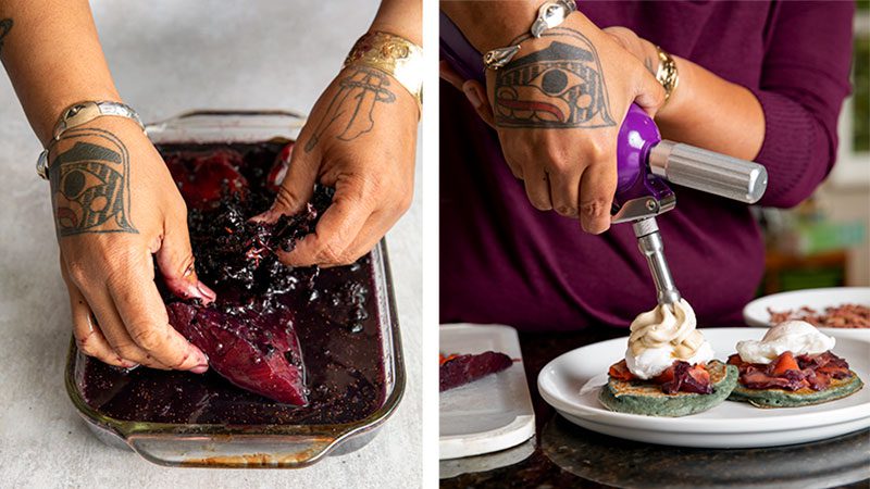 Nikki hand's process shot