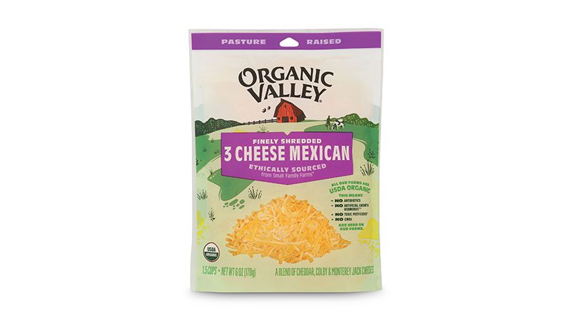 Organic Valley Shredded cheese
