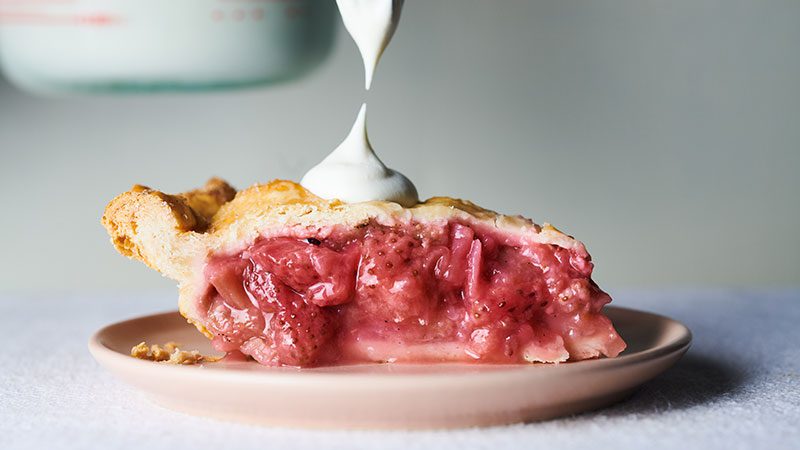 Rhubarb pie