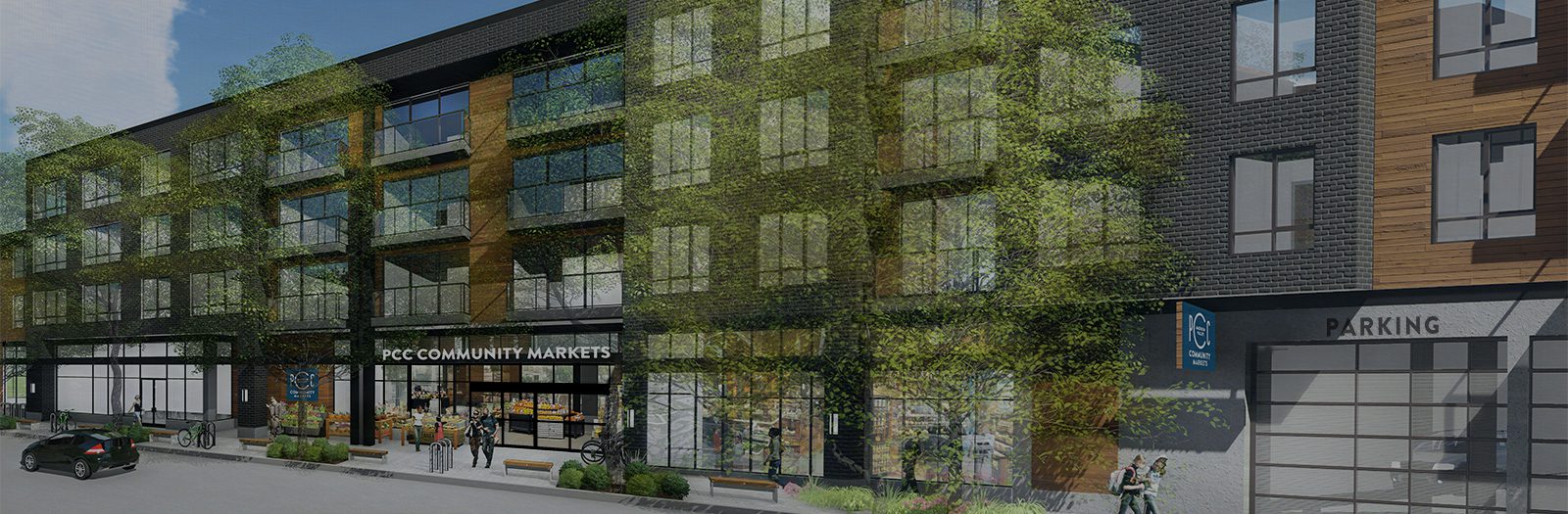 A rendering of the front entrance to the Madison Valley PCC