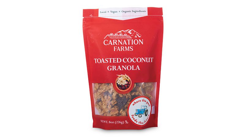 Carnation Farms Toasted Coconut Granola