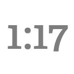 Icon depicting 1:3 ratio