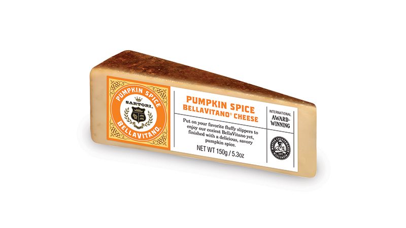 Sartori Pumpkin Spice Bellavitano Cheese 